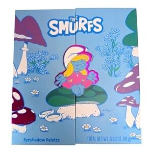 THE SMURFS Eyeshadow‎ Palette Nostalgic Collector Makeup TASTE BEAUTY 12 Shades